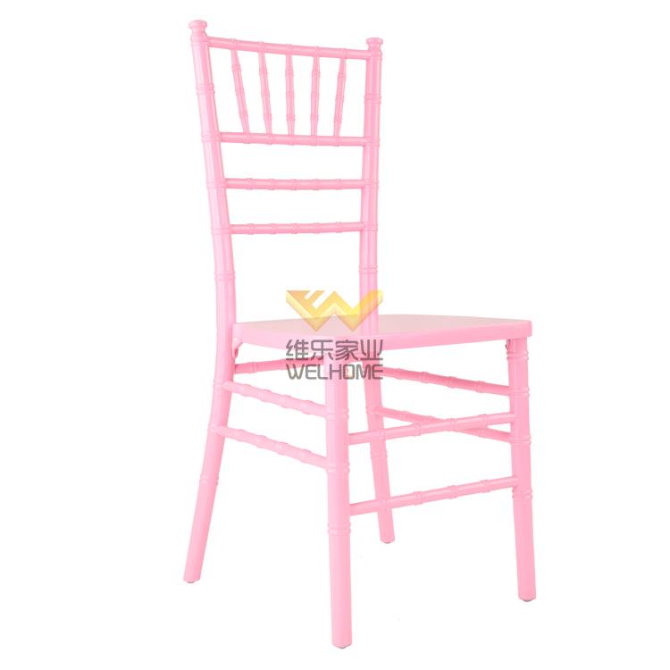 Pink wooden tiffany chair for wedding/event